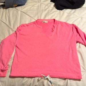 Ocean drive hot pink sweatshirt.